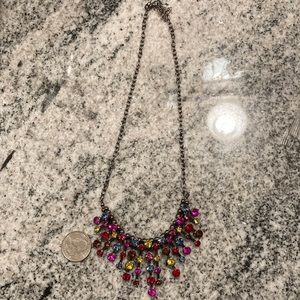 9 in multi colored necklace
